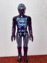 Vintage Original Tomy Tron Purple Action Figure 1981 No Disk -VG