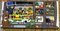 NEW NECA Teenage Mutant Ninja Turtles Cartoon Stump Wrestling Turtles 7″ 4-Pack