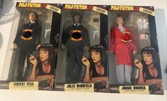 Pulp Fiction Talking Figures Lot Vincent Vega Jules Winnfield Jimmie Dimmick