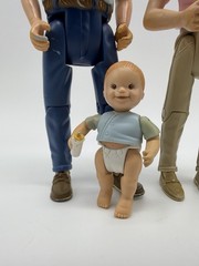 Fisher Price Loving Family Dollhouse Mom Dad Baby Figures Parents Child 1998 VTG
