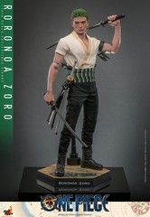 Hot Toys TMS110 Netflix: One Piece Roronoa Zoro 1/6 Scale 12″ Figure Open Box