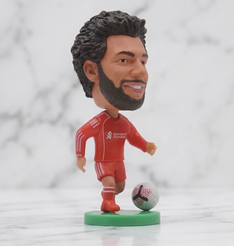 Mohamed Salah Figure Liverpool LFC EPL Toy Soccer 6.5cm Football Collectible