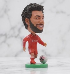 Mohamed Salah Figure Liverpool LFC EPL Toy Soccer 6.5cm Football Collectible