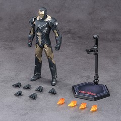 HIPLAY ZD Toys Iron Man MK15 Non-Light-Up Edition 1906-15 1/10 Action Figure