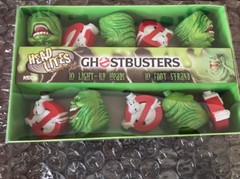 GHOSTBUSTERS Slimer & Logo Head Lites 10″ String Decorative Light Set NECA 🔥