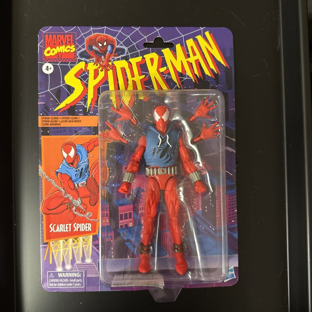 Marvel Legends Action Figure Spider-Man Retro Scarlet Spider 6 In Hasbro MOC USA