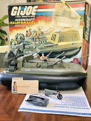 GI Joe 1984 Killer WHALE + Cutter 100% Complete & Unbroken File Card Blueprints