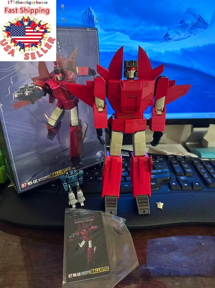 New BOX AUTOBOT Transformation toys X-TRANSBOTS MX-LXI MX-61 BALLISTIC 22CM USA