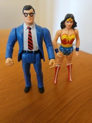 1986 Clark Kent Super Powers Mail Away Super Man Kenner DC Bonus WONDER WOMEN!