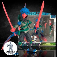 Saurozoic Warriors Dinosaur “Highland Tribe” Action Figure 1:12 Scale 6″ BUNDLE