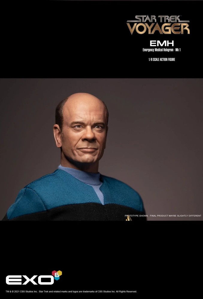 EXO-6 THE DOCTOR EMERGENCY MEDICAL HOLOGRAM EMH STAR TREK VOYAGER 1/6 FIGURE NEW