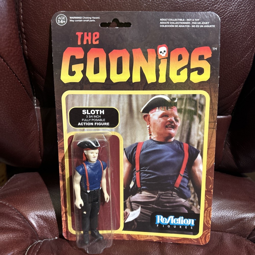 Funko ReAction Figures The Goonies Sloth 3.75in Poseable Action Figure – NEW!!