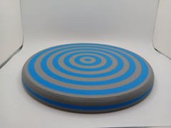 Retro Original Tron style identity disk full size prop replica Blue/Gray w stand