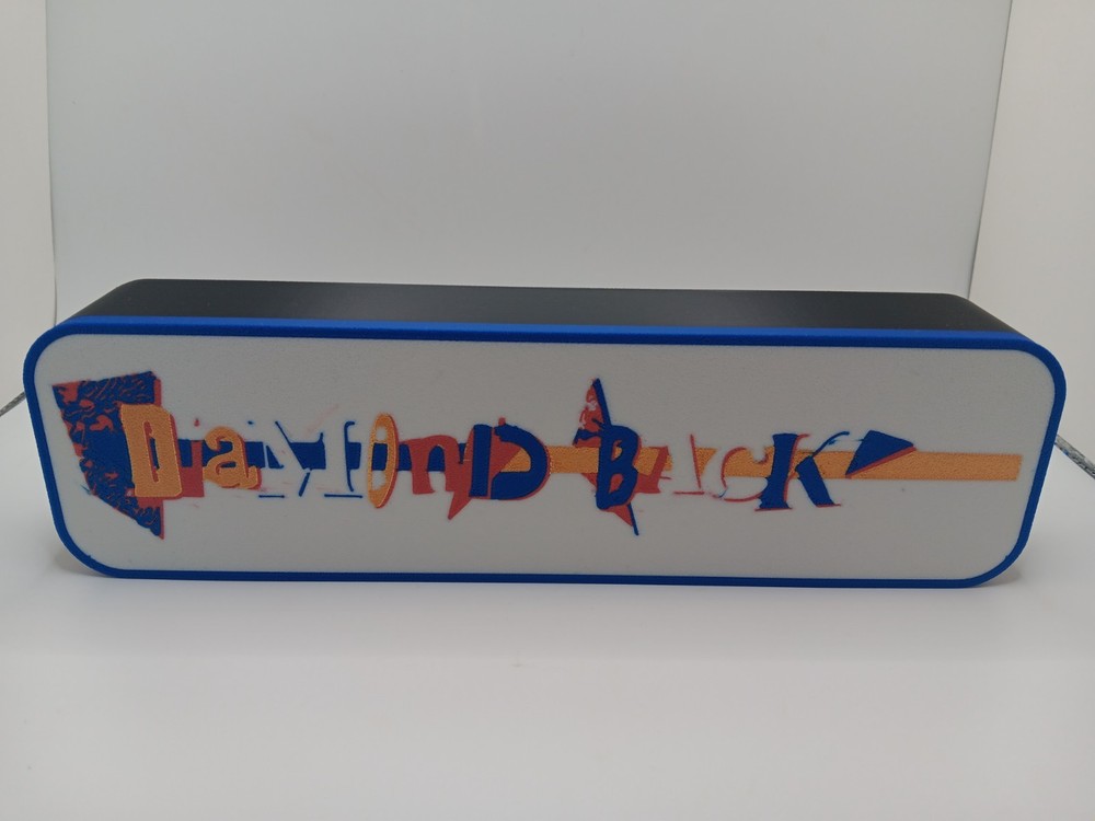 Retro Diamonback bikes 80s style logo lightbox sign display light box sign