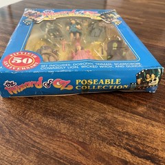 Wizard of Oz Action Figure Toys 50th Anniversary 1988 89 Turner Lot x 6 3.75”