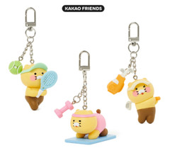 KAKAO Friends CHOONSIK Sports KEYRING Tennis Golf Yoga Bag Charm + Track