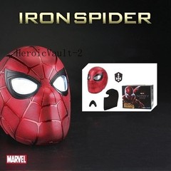 Iron Spider 1:1 Cosplay Electric Touch Blink Helmet ABS Luminous Collection Gift