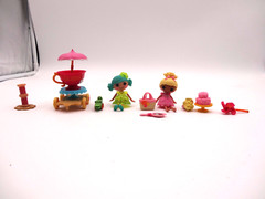 Lalaloopsy Tinies Sew Royal Castle Rainbow Cinder Slippers Doll Mini Cinder Clot