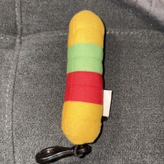 BONKERS SLITHER . IO SERIES 1 MYSTERY PLUSH CLIP YELLOW RED & GREEN