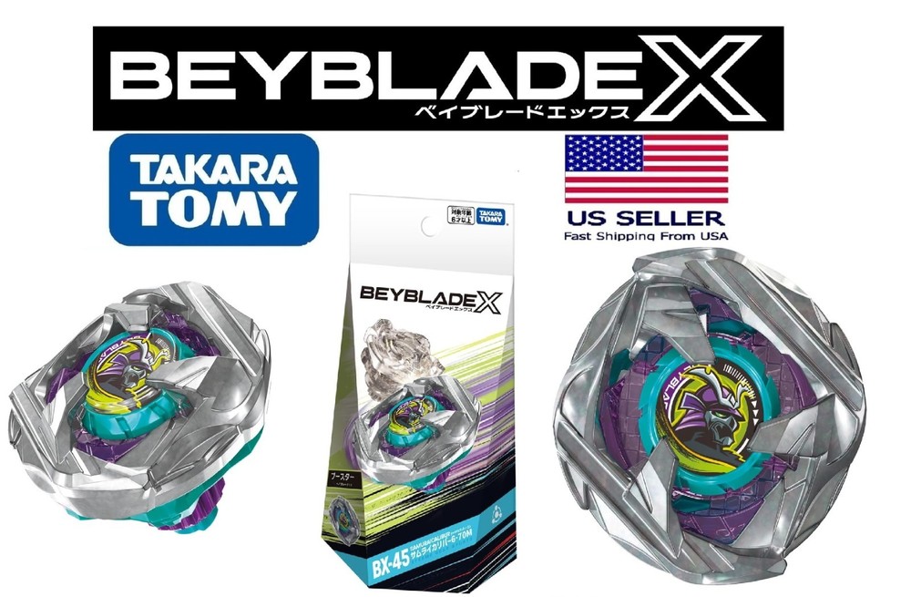 TAKARA TOMY Samurai Calibur 6-70M Beyblade X Booster BX-45 – USA SELLER!