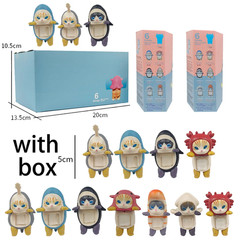 2026 Hot Sales Shark Cat Blind Box Mini Figure Party Series Blind Box Trendy Pla
