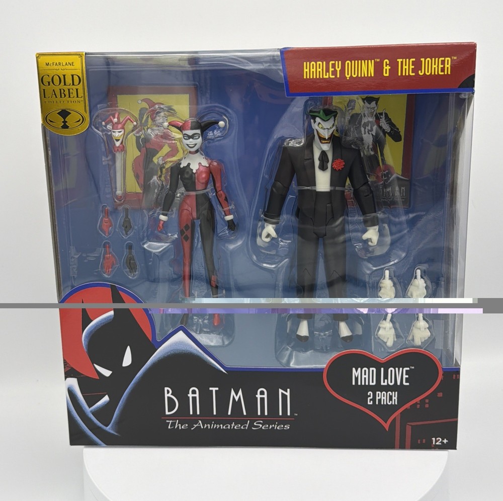 McFarlane Batman Animated Harley Quinn Joker Mad Love 2-Pack NIB