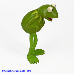 Vintage 1978 Ha! Inc. Green Kermit the Frog Muppets Jim Henson