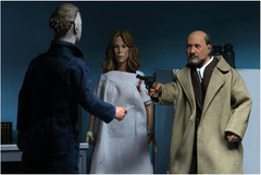 Halloween 2 Action Figure 2 Pack – Dr. Loomis & Laurie Strode 8″ Clothed