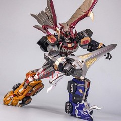 New Power Rangers Dino Megazord Action Figure Toy 25cm Combined Separate Diecast