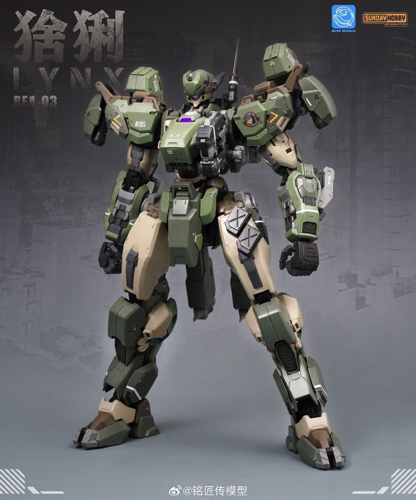 Ming Jiang Legend X Sunday Hobby Blue Whale Series Lynx (Assemble Required)