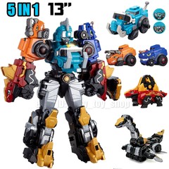 Dino Core Ultra D-Saber Mammoth 5 in1 Dinosaur Figure Robot Combiner Attacker