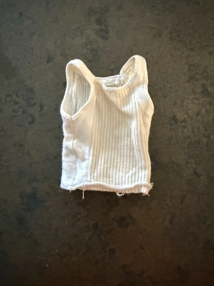 1/6 Male vest Sport casual White Tank Top for Hot toys Phicen Ganghood