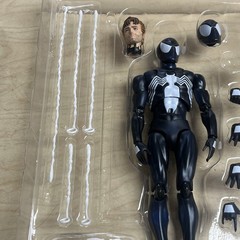 Ct Toys Spiderman Figure based on Mafex 147 Symbiote Black Suit Read Desc.