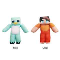 Milo and Chip Plush Toy 25cm Soft Stuffed Cute Plushie Doll Christmas Gift**