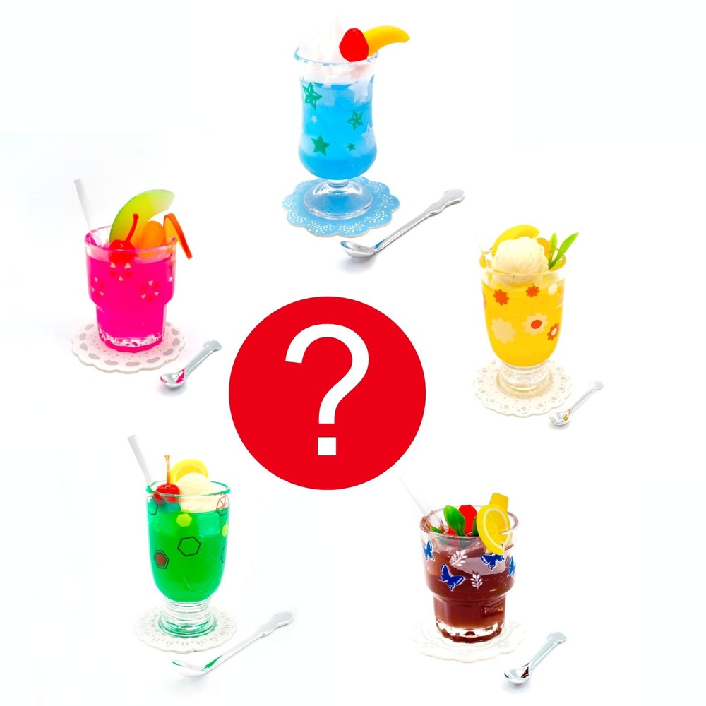 Surprise Realistic Miniature Cafe Food Drink Collectible Figure 1 Random Toy