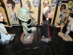UNIVERSAL MONSTERS BOBBLEHEADS COMPLETE SET 7 NECA 2006 CREATURE PHANTOM MUMMY +