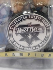 2004 WWE WrestleMania XX Champions Steve Austin Action Figure Jakks Pacific