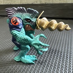 Vintage Street Sharks Slash Action Figure Complete 1994 Mattel Drill Nose Works