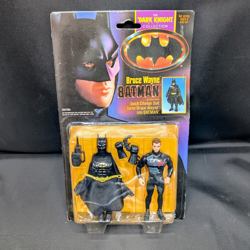 Kenner Batman Dark Knight Bruce Wayne Quick Change Suit Figure 1990 Sealed NOC