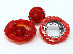 Beyblade Burst Perfect Phoenix P-4 auth. w/ QR Code Tomy Hasbro orange gold red