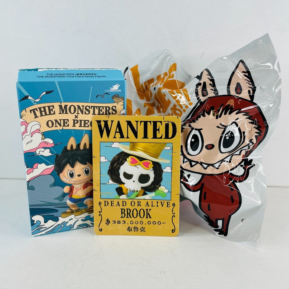 POP MART Labubu The Monsters x One Piece Figure Toy Doll – BROOK