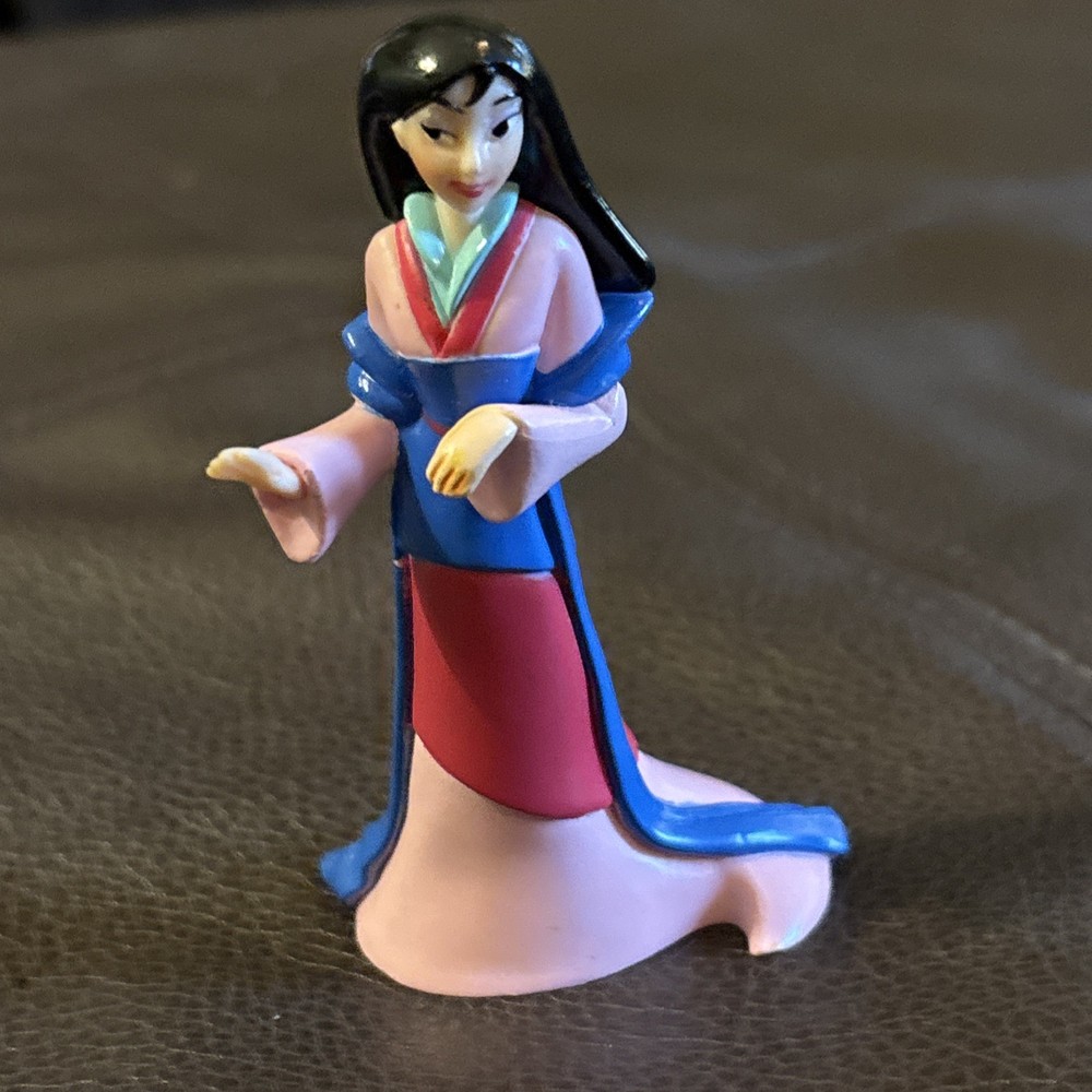Disney Princess Mulan 3.5″ Inch Figure Figurine Cake Topper PVC China