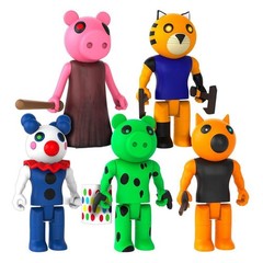 PIGGY Roblox Figures Series 1 Set Dinopiggy Tigry Clowny Foxy