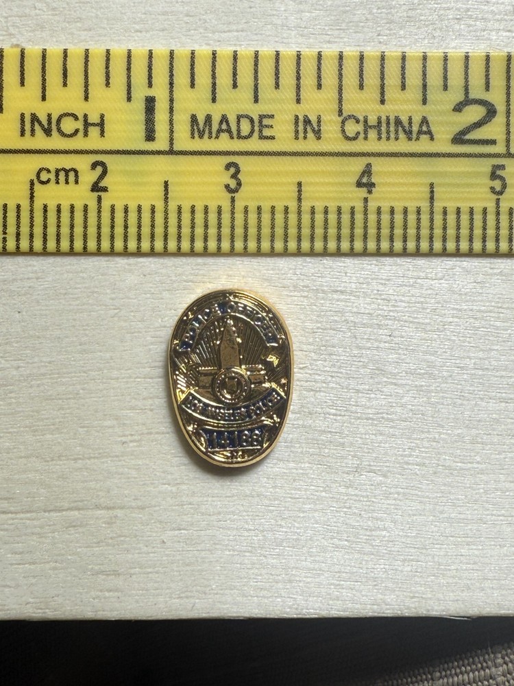 1:6 scale custom metal Law Enforcement Insignia and Badges- 2 variations