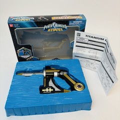 Vintage Bandai Power Rangers Lightspeed Rescue Titanium Laser In Box Working