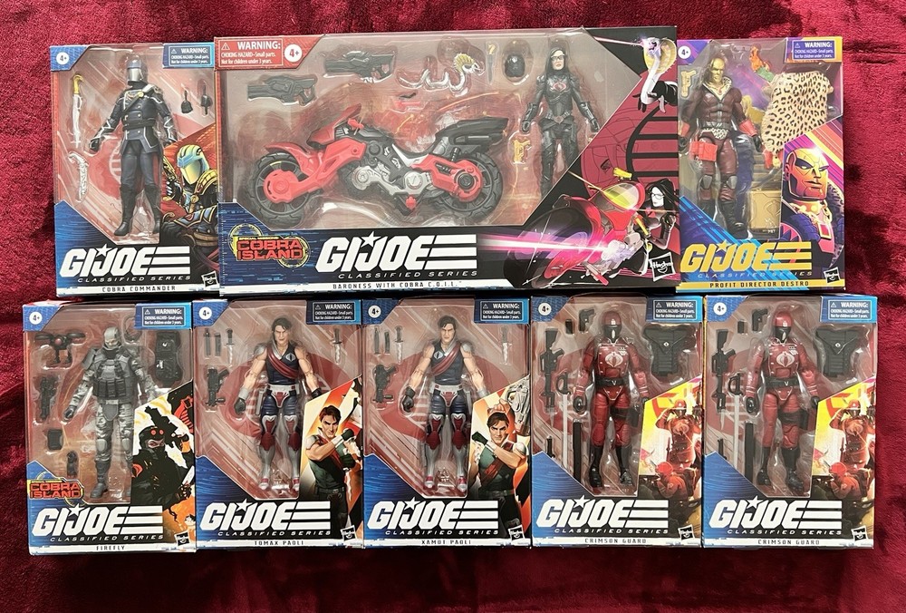 GI Joe Classified Baroness Destro Tomax Xamot Crimson Guard Firefly