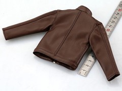 1/6 Short Coat Casual Leather Jacket Fit 12” Action Figure