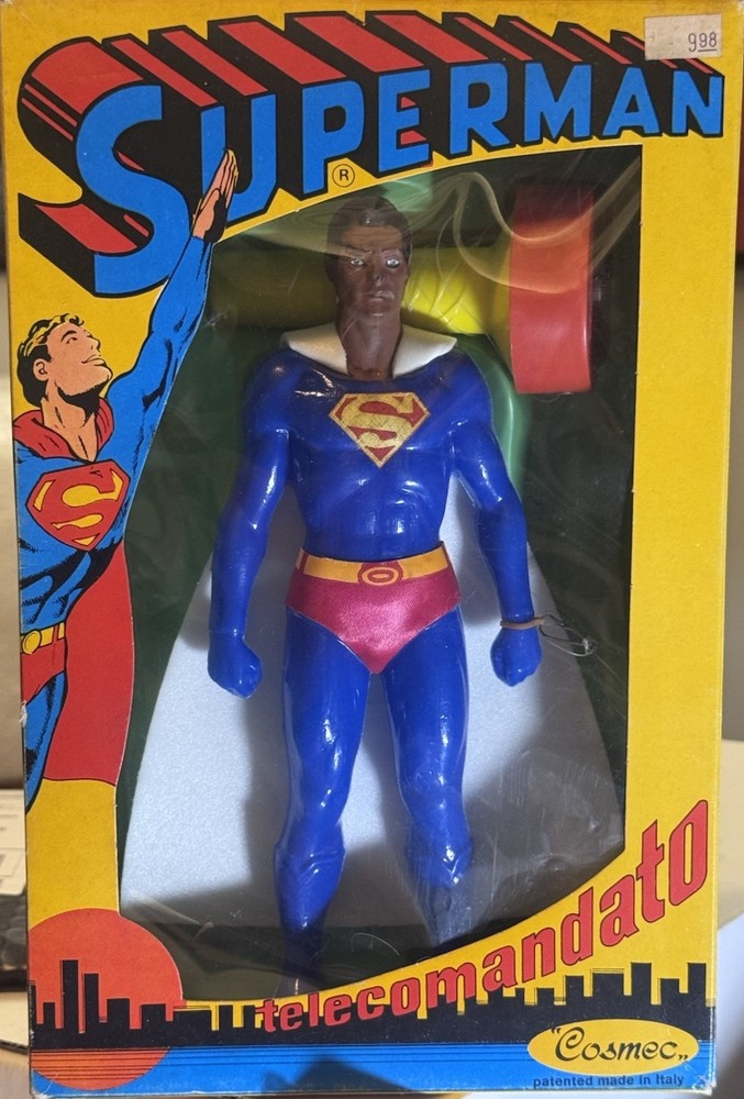 1978 COSMEC Superman Cosmo Jet W/Original Box Made In Italy