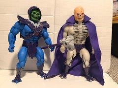 Masters Of The Universe Mexican Art Figure Bootleg Skeletor and Scareglow
