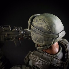 1:12 OD Battle Helmet For G.I. Joe Classified 6” Action Figures Stalker 274A